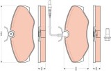 Set placute frana,frana disc RENAULT ESPACE III (JE0) (1996 - 2002) TRW GDB1760