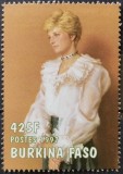 BC591, Burkuna Faso 1997, serie Lady Diana