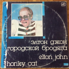Elton John Honky Cat disc vinyl lp muzica pop rock melodia records urss 1988 VG+