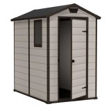 Casuta de gradina, Keter, Bej, 4x6, colectie Manor, ferestre, ventilatie