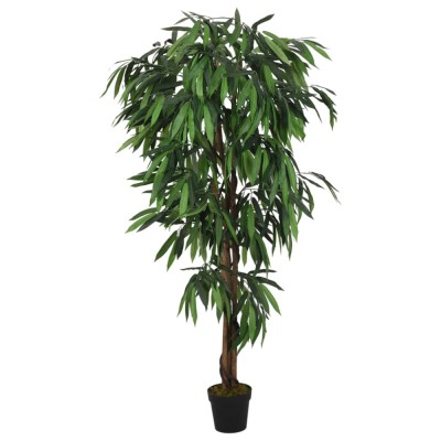 vidaXL Arbore de mango artificial 600 de frunze 150 cm verde 359032 foto
