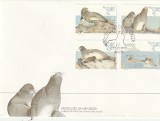 Fauna marina ,foci, ,FDC,Madeira Portugalia., Religie