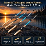 Lansetă Telescopică pentru Pescuit, Model Targa Telescopic, 2,70 m