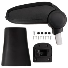 vidaXL Cotiera auto, negru, 16x36x(41-57) cm ABS foto