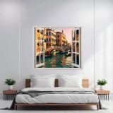 Folie imprimata color pentru decor perete locuinta, dimensiune 125 x 110cm, model: VIEW TO HAVEN 28, AVEX