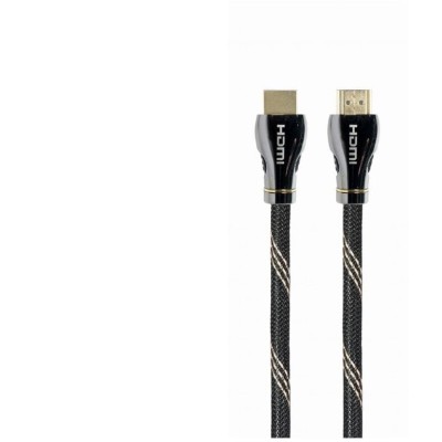 Cablu video Gembird CCBP-HDMI8K-3M, 3m, HDMI 2.1, conectori auriti, rezolutie maxima 8K (7680 x 4320) la 60 Hz, Negru foto