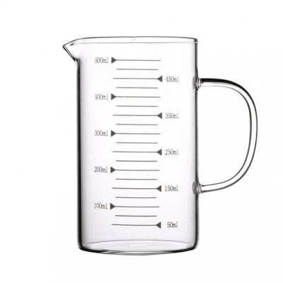 Cana Gradata din sticla borosilicata, 500 ml foto