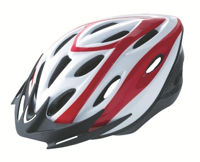 Casca Rider Alb/Rosu Marime M (54-58cm)PB Cod:588402273RM Casca Rider Alb/Rosu Marime M (54-58cm)PB Cod:588402273RM