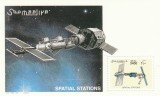 Somalia 2002 - Spatiu , Satelit, colita dantelata , MNH.Mi.Bl.92