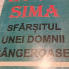 SFARSITUL UNEI DOMNII SANGEROASE HORIA SIMA