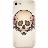 Husa silicon pentru Apple Iphone 5 / 5S / SE, Skulls And Roses