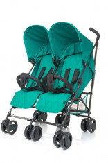 Carucior gemeni Twins 4Baby Turquoise foto