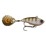 Cumpara ieftin Vobler Savage Gear Fat Tail NL, Culoare Lemon Back Flash, 5.5cm, 6.5g