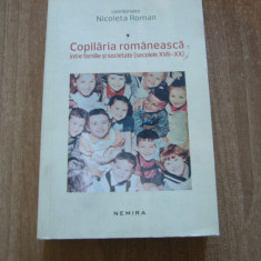 Copilaria romaneasca intre familie si societate (secolele XVII-XX)