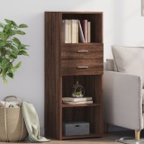VidaXL Dulap &icirc;nalt, stejar maro, 45x42,5x124 cm, lemn prelucrat