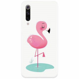 Husa silicon pentru Xiaomi Mi 9, Flamingo Pink