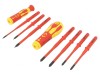 Kit Șurubelnițe Izolate 1kVAC 9 Bucăți Etui