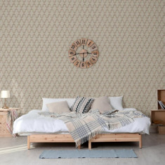 DUTCH WALLCOVERINGS Tapet „Geometric”, auriu și verde