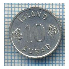 AX 224 MONEDA - ISLANDA - 10 AURAR -ANUL 1966 -STAREA CARE SE VEDE