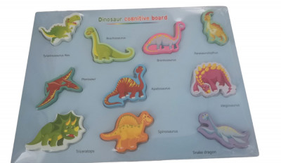 Puzzle din lemn 3D Familia Mea.Insecte.Trafic.Spatiu.Dinozauri foto