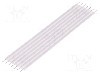 Banda FFC, {{Numar miezuri}} pini, lungime 76,2mm, seria Flexstrip, TE Connectivity - 6-1437144-0