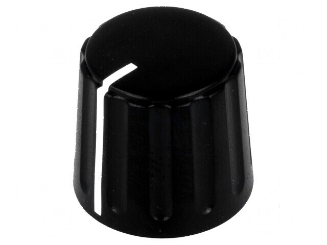 Buton rotativ conic cu indicator ABS &Oslash;6mm &Oslash;18,5x17,1mm
