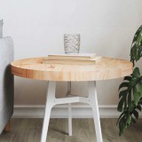 vidaXL Blat de masă rotund, &Oslash;50x3 cm, lemn masiv de pin