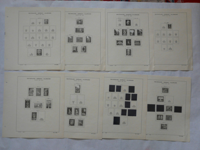 SAARLAND 1947-1959 FOI PRETIPARITE SCHAUBECK , PERIOADA COMPLETA