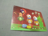 CARTE POSTALA FELICITARE PASTI CIRCULATA, Printata