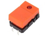 Comutator Tastatură SPST-NO cu LED Portocaliu 24V 0.05A