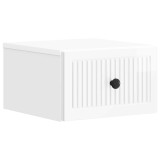 vidaXL Dulap de noapte suspendat Alb foarte lucios 33 x 34,5 x 20 cm 897923