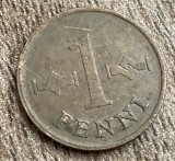 C50 - Moneda foarte veche - Finlanda - 1 penni - 1966