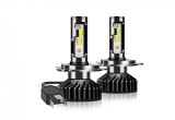 Cumpara ieftin Set 2 Mini Becuri LED H4 X4 12V 50W 12000lm Mono LED +300%