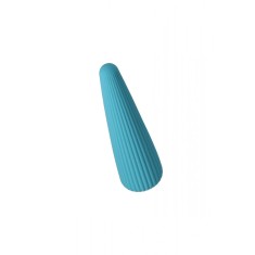 Vibrator IcyCone FairyGasm, 10 Moduri Vibratii, USB, Albastru, 13.5 cm
