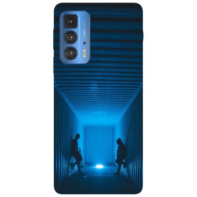Husa compatibila cu Motorola Edge 20 Lite model Blue vibes, Silicon, TPU, Viceversa foto