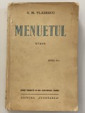 G. M. Vladescu - Menuetul - dedicatie autograf catre Nicolae Titulescu