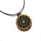 colier lemn mandala 47050