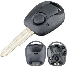 Carcasa Cheie Auto Techstar, compatibila cu Ssangyong Actyon, Kyron, Rexton, SUV &ndash; cu lama SSY3 si surub, 1 buton