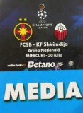 Acreditare FCSB v KF Shkendija UEFA Champions League 30.7.2025