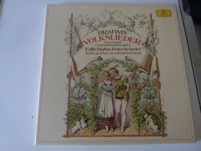 Folksongs - Brahms, vinil foto