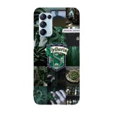 Husa compatibila cu Oppo A52, Viceversa, model Slytherin Starter Pack Harry Potter, Silicon, TPU, Transparent, Carcasa