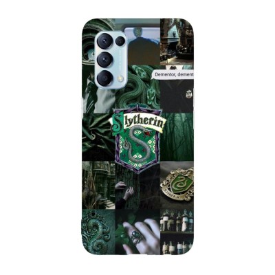 Husa compatibila cu Oppo A72, Viceversa, model Slytherin Starter Pack Harry Potter, Silicon, TPU foto