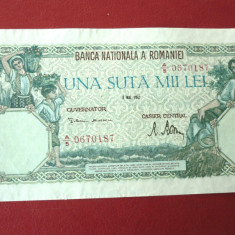 Bancnota 100000 lei an 1947
