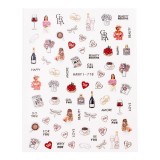 Cumpara ieftin Abtibild Unghii SensoPRO Milano - Sweet Memories