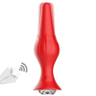 Vibrator anal LoveS Rose and Diamond Red foto