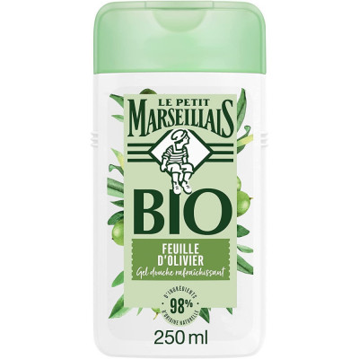 Gel de dus revigorant organic Le Petit Marseillais, pH neutru, masline, 250 ml foto