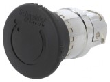 Comutator apăsare 22mm negru 2 poziții ZB4BS52