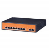 Switch POE PNI SWPOE82M cu 8 porturi POE Gigabit si 2 porturi Gigabit