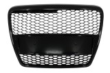 Grila Centrala Audi A6 4F C6 (2004-2007) RS Design Negru Lucios