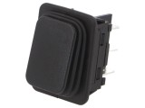 Comutator Rocker DPDT Negru IP65 12A/250V OFF-ON